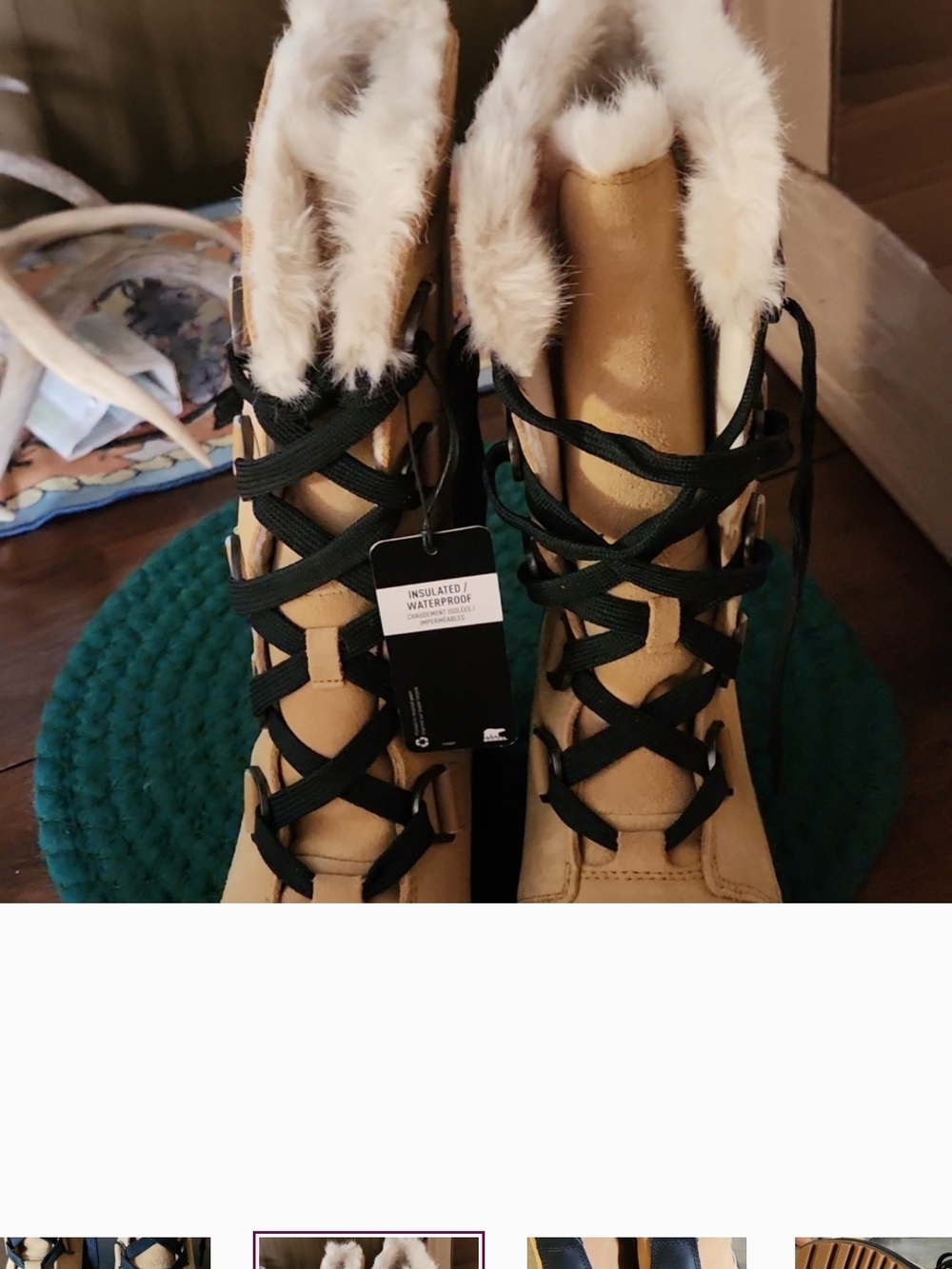 Sorel Insulated Waterproof Boots - Tan - Picture 5 of 10
